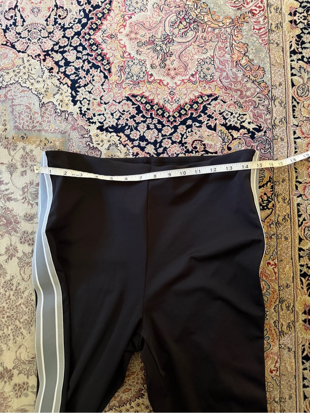 NWT Fabletics Motion365+ Twisted Stripe Pull-On Pants Black Size XL (12–14) - Picture 12 of 14